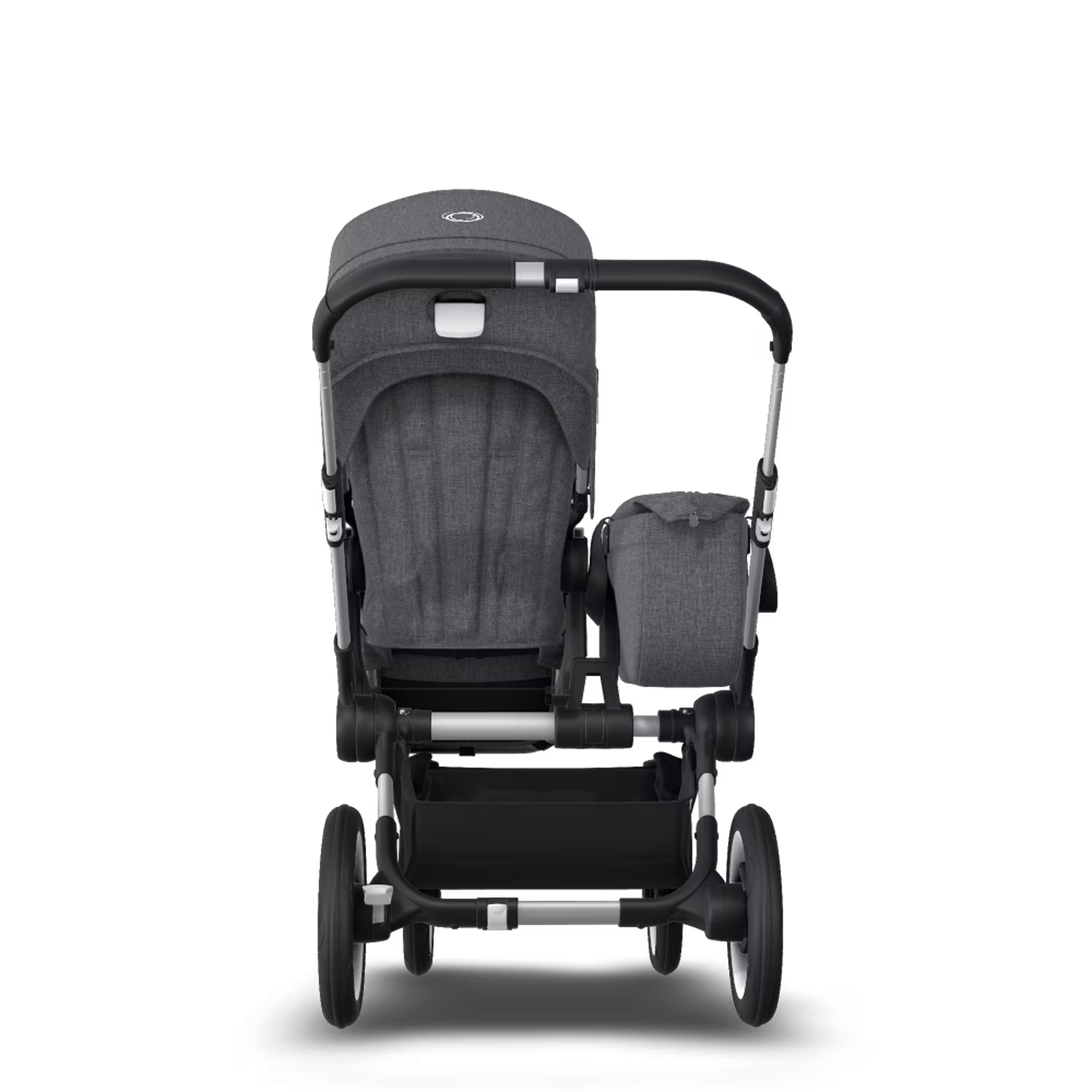 Bugaboo Donkey 3 Mono travel system grey melange sun canopy, grey melange fabrics, aluminium base - Main Modal Image Slide 8 of 18