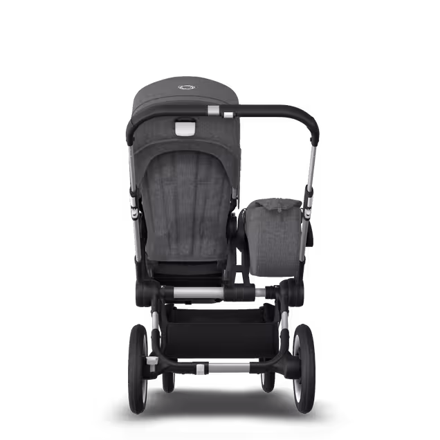 Bugaboo Donkey 3 Mono travel system grey melange sun canopy, grey melange fabrics, aluminium base - Main Image Slide 8 of 18