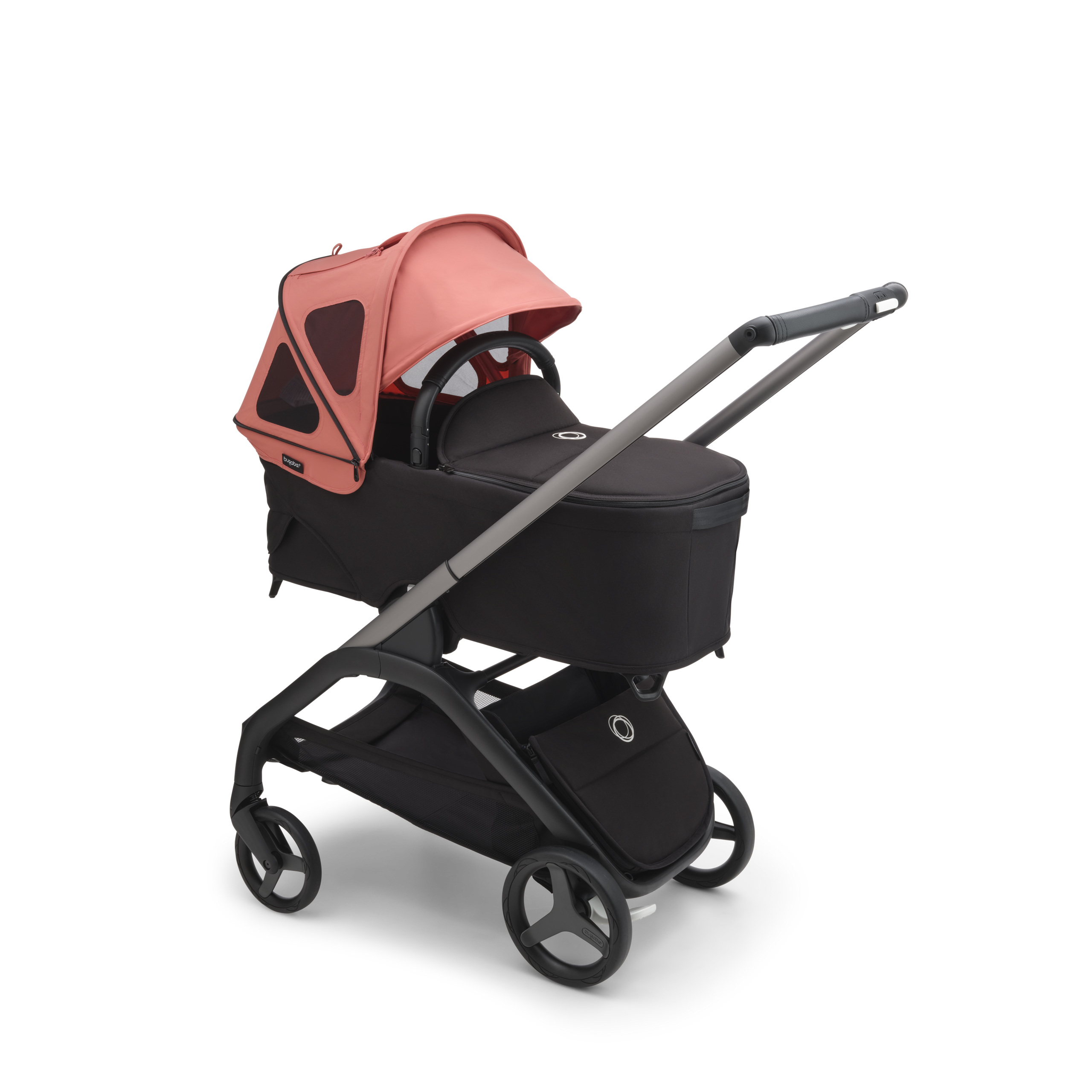 Bugaboo Dragonfly breezy sun canopy SUNRISE RED - Thumbnail Slide 3 of 5