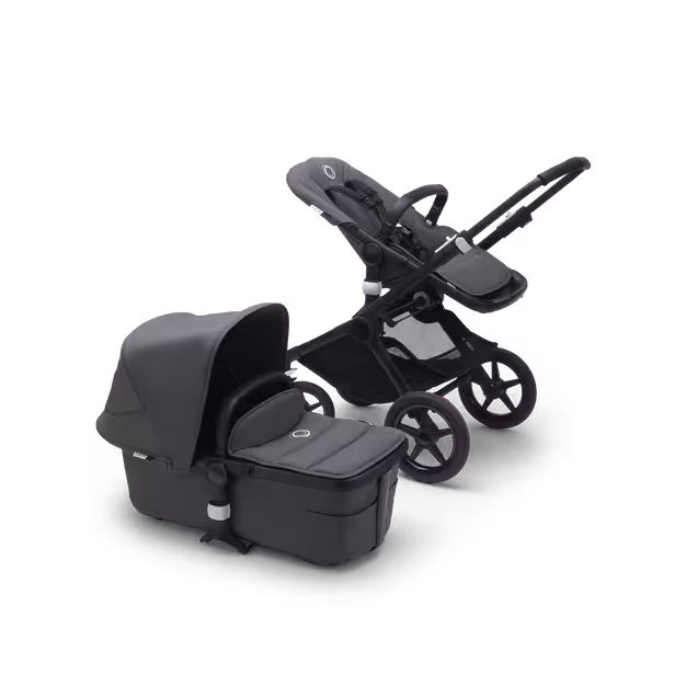 Bugaboo Fox 2 complete | BLACK/STEEL BLUE-STEEL BLUE - Main Image Slide 1 of 1