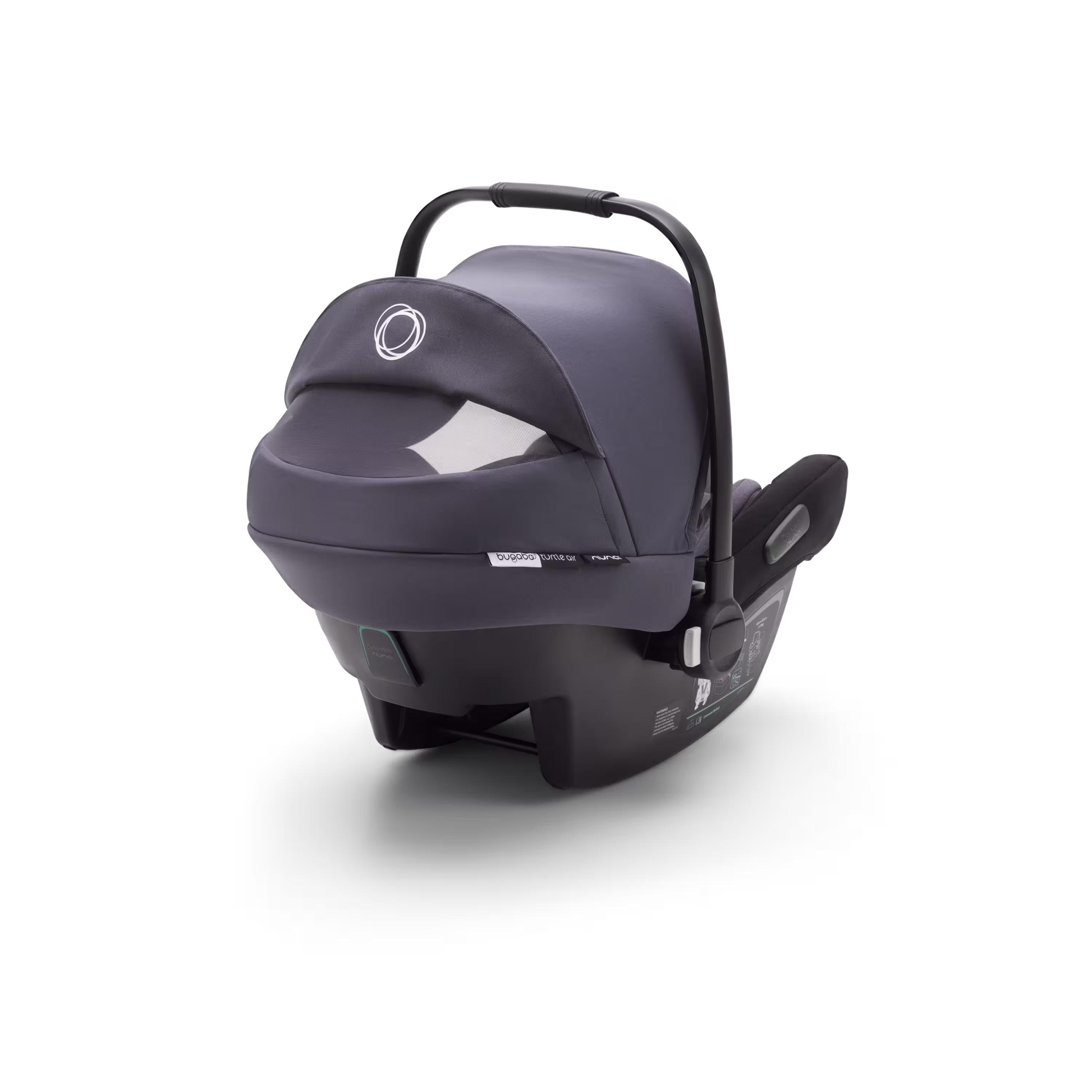 Bugaboo Fox 2 travel system steel blue sun canopy, steel blue fabrics, black base - Main Modal Image Slide 15 of 15