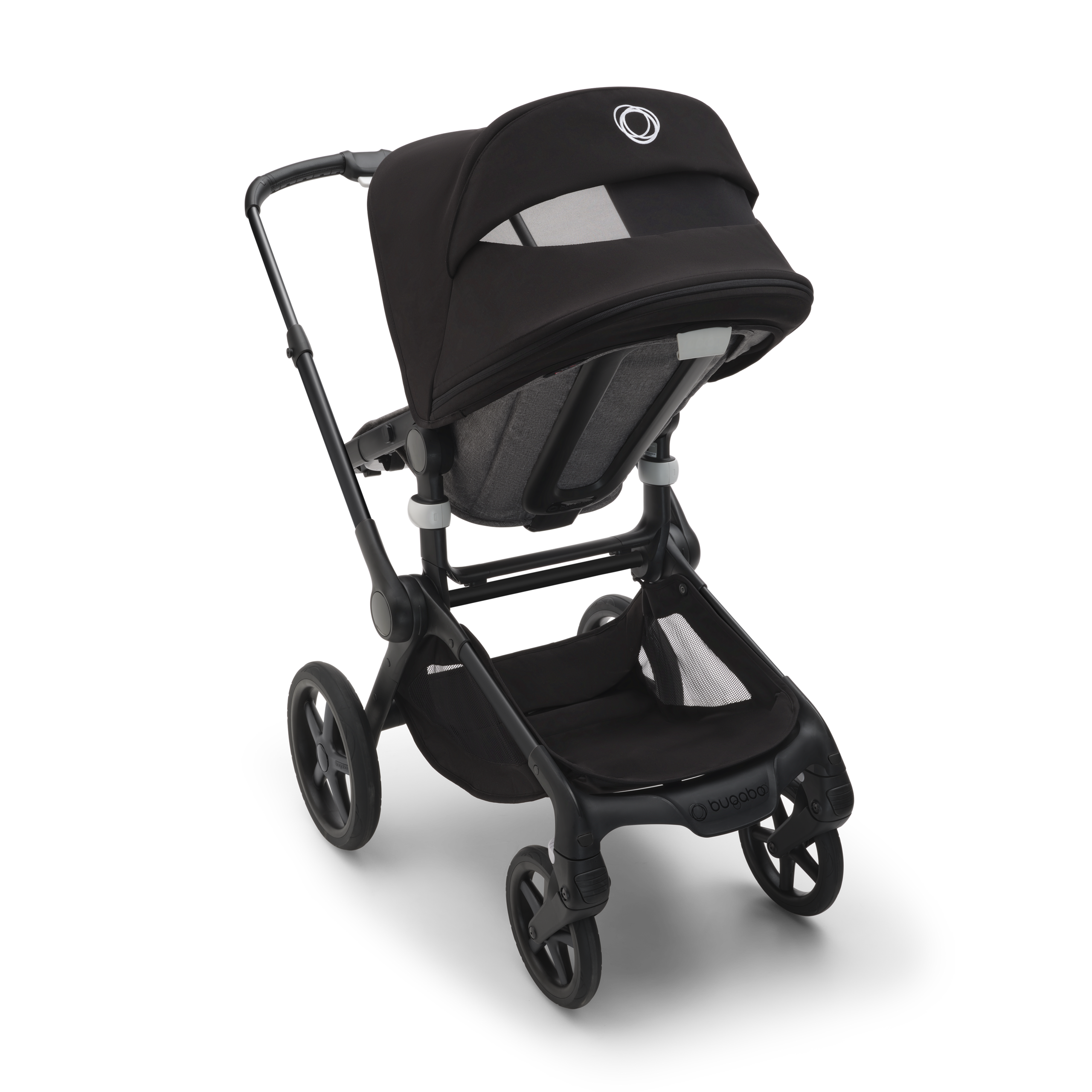 Refurbished Bugaboo Fox 5 complete BLACK/GREY MELANGE-GREY MELANGE - Thumbnail Slide 6 van 10