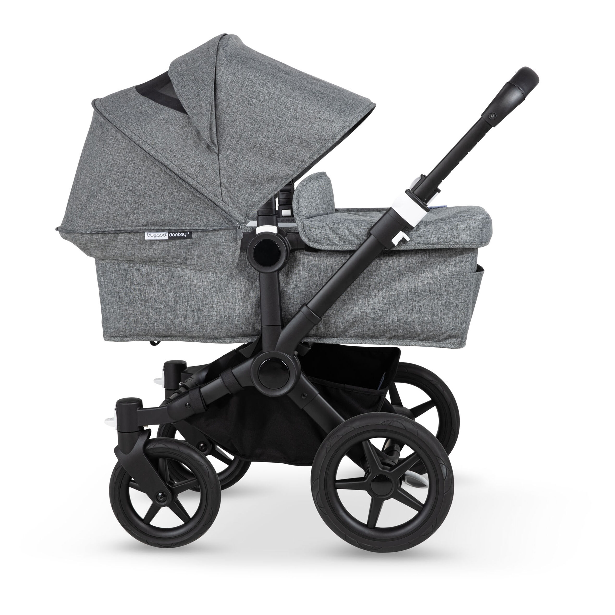 Bugaboo Donkey3 sun canopy GREY MELANGE - Thumbnail Slide 16 of 22