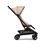 Bugaboo Butterfly 2 travel stroller black base, desert taupe fabrics, desert taupe sun canopy - Thumbnail Slide 2 of 9