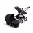 Bugaboo Fox 3 bassinet and seat stroller graphite base, midnight black fabrics, midnight black sun canopy - Thumbnail Slide 5 of 7