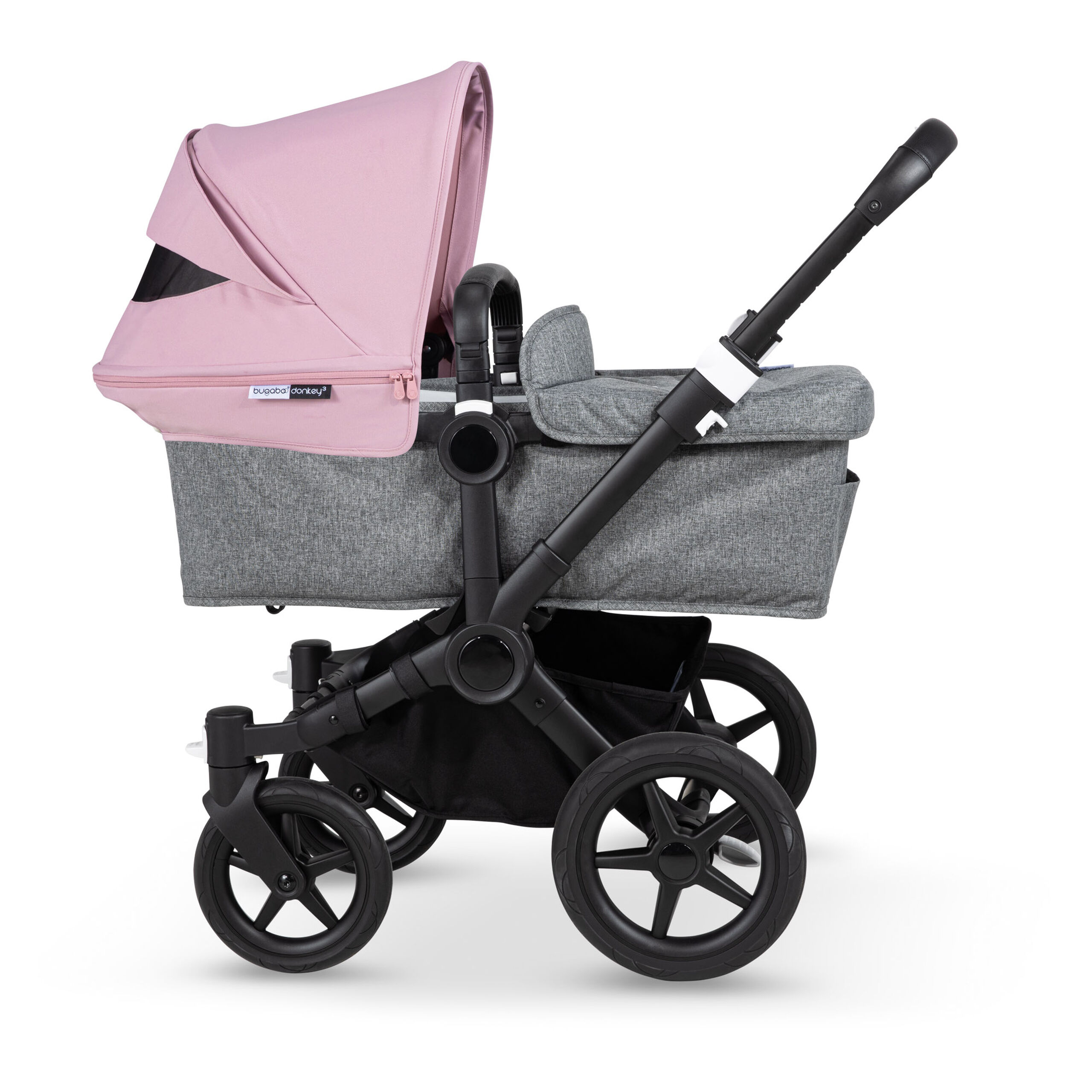 Bugaboo Donkey3 sun canopy SOFT PINK - Thumbnail Slide 13 of 22