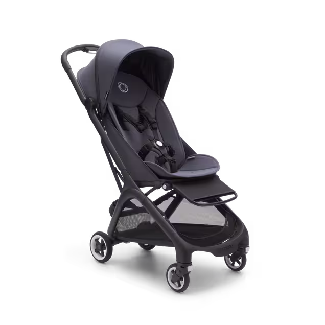 Refurbished Bugaboo Butterfly complete Black/Stormy blue - Stormy blue - Main Image Slide 1 of 12