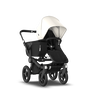Bugaboo Donkey 3 Mono Complete fresh white sun canopy, black seat, black chassis - Thumbnail Slide 1 of 11