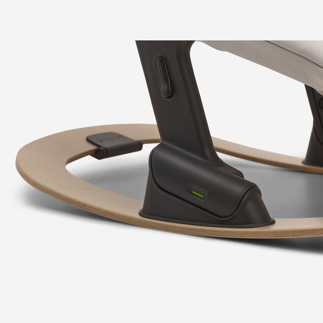 Close up of the safety indicators on the Bugaboo Giraffe rocker frame. - Main Image Slide 6 of 7