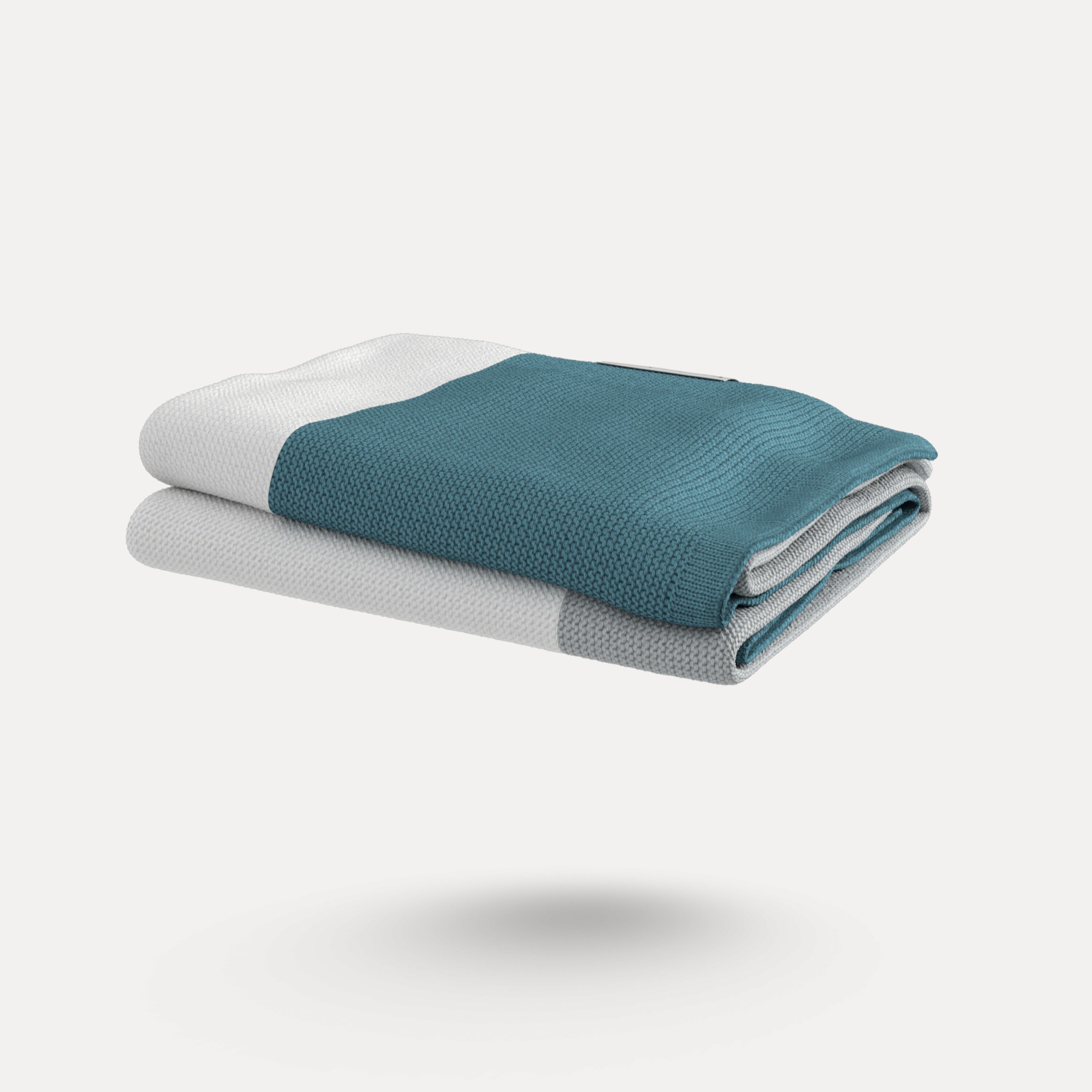 Bugaboo Light Cotton Blanket - PETROL BLUE MULTI - Main Modal Image Slide 5 of 8