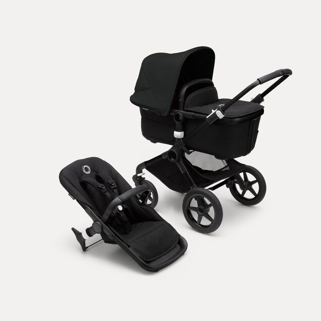 Refurbished Bugaboo Fox 3 complete UK BLACK/MIDNIGHT BLACK-MIDNIGHT BLACK - Main Image Slide 3 of 5