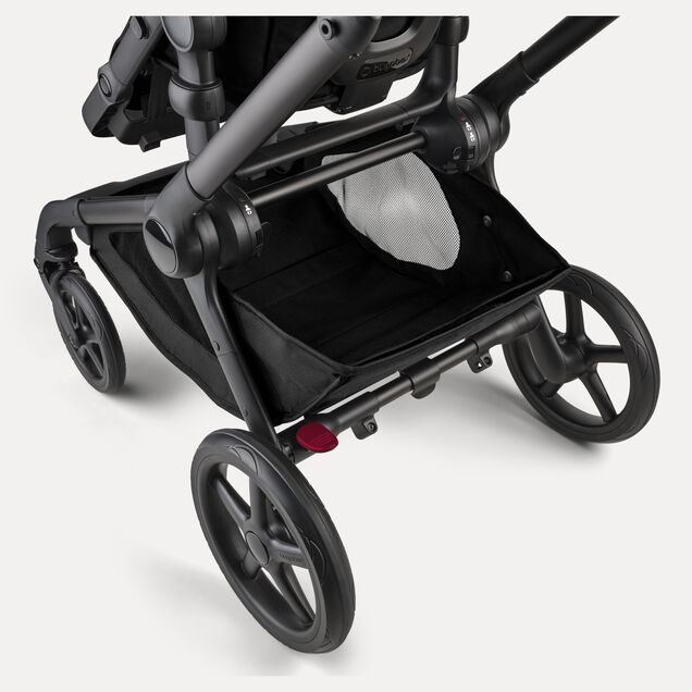 Bugaboo Kangaroo 2-in-1 pram black base, forest green fabrics, forest green sun canopy - Main Image Slide 8 of 18