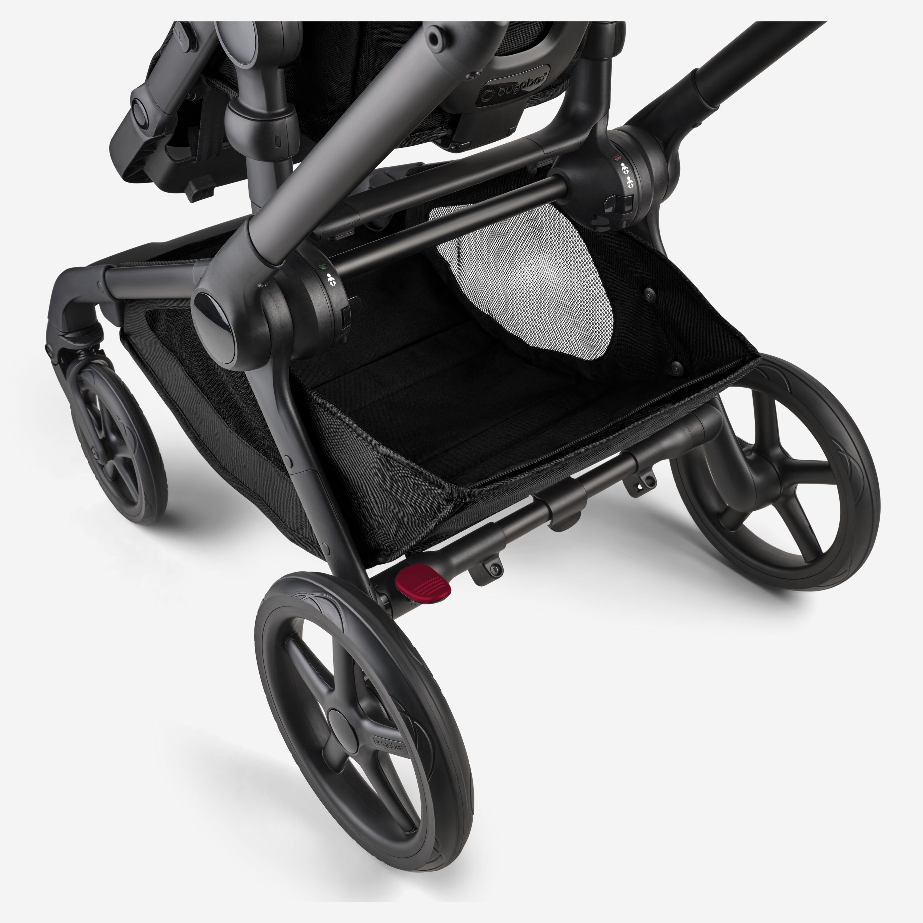 Bugaboo Kangaroo 2-in-1 pram black base, forest green fabrics, forest green sun canopy - Main Modal Image Slide 8 of 18