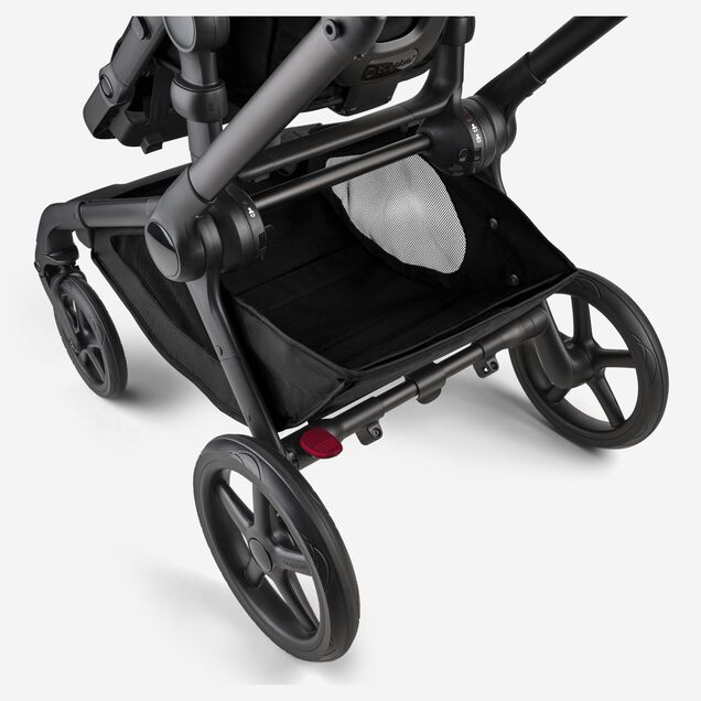 Bugaboo Kangaroo 2-in-1 pram black base, forest green fabrics, forest green sun canopy - Main Image Slide 8 of 18