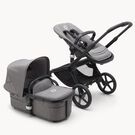 Refurbished Bugaboo Fox 5 complete BLACK/GREY MELANGE-GREY MELANGE