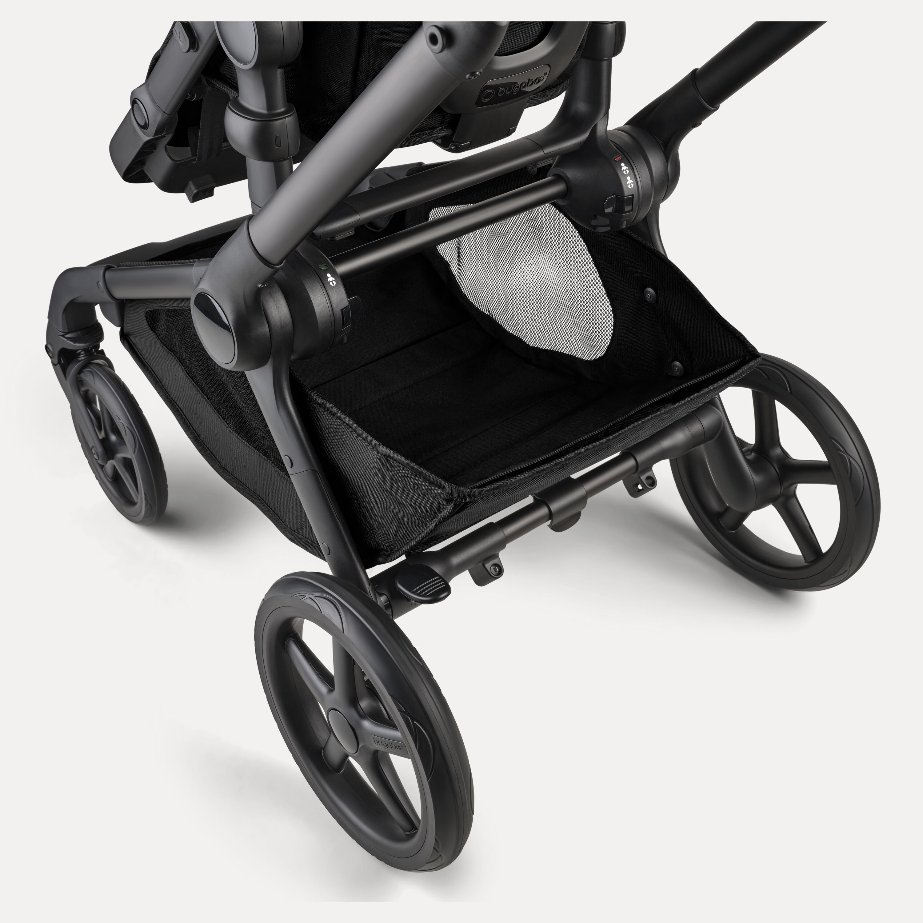 Bugaboo Kangaroo 2-in-1 stroller black base, forest green fabrics, forest green sun canopy - Main Modal Image Slide 8 of 18