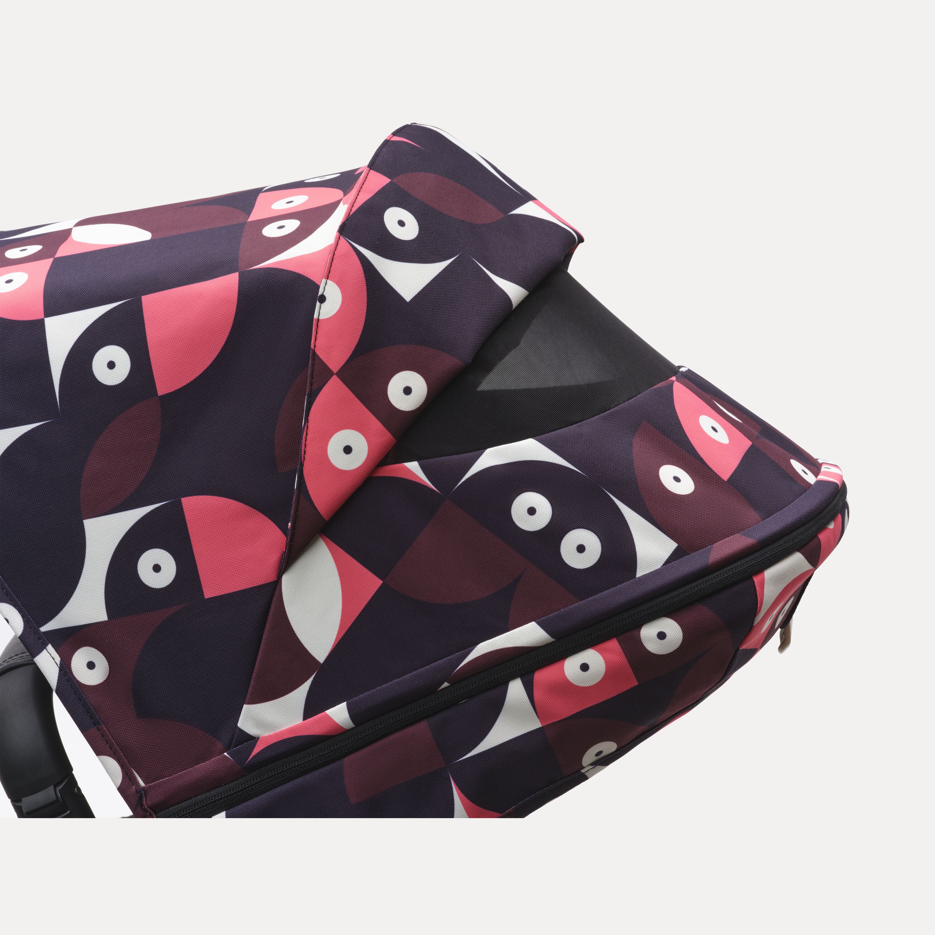 Bugaboo Donkey 5 sun canopy Animal Explorer PINK/ RED - Main Modal Image Slide 3 of 3