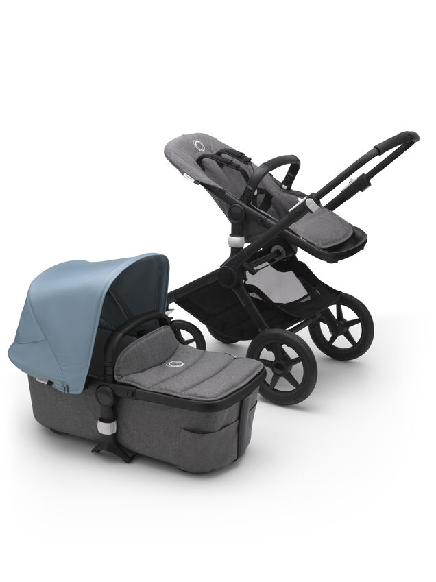 Refurbished Bugaboo Fox2 complete BLACK/BLACK-VAPOR BLUE - Main Image Slide 2 of 2