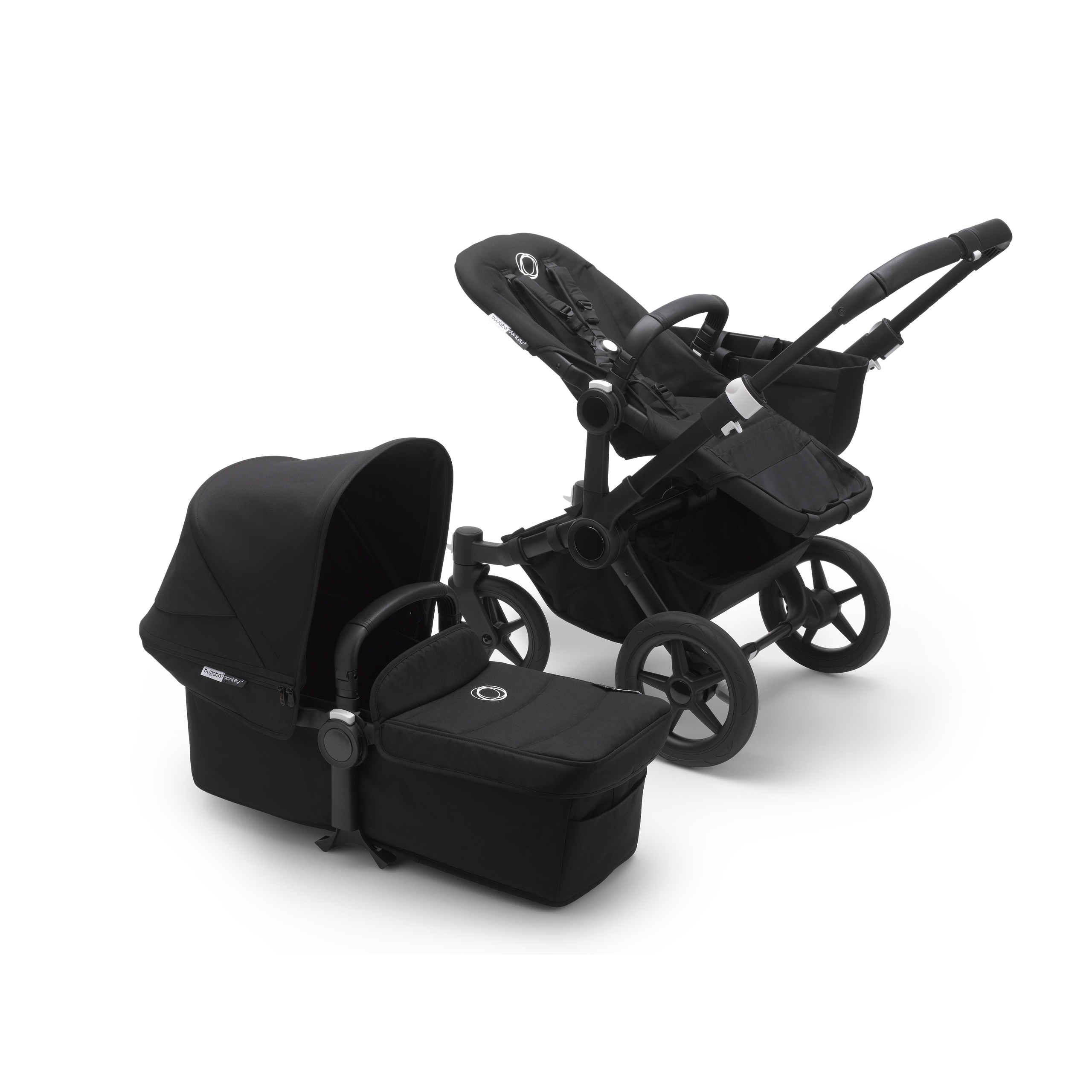 Refurbished Bugaboo Donkey3 mono complete BLACK/BLACK-BLACK - Thumbnail Slide 3 van 4