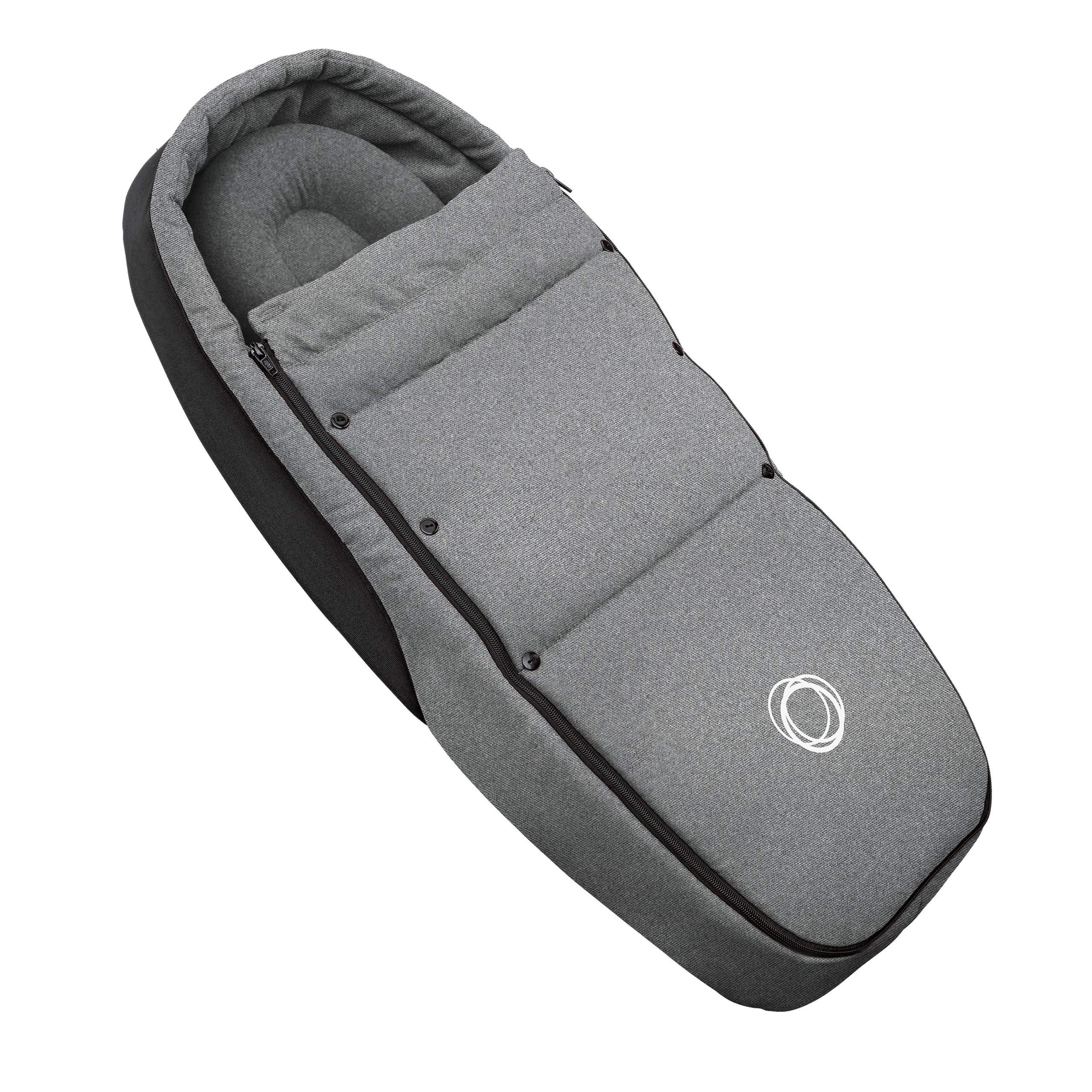Bugaboo Bee baby cocoon GREY MELANGE - Thumbnail Slide 5 of 5