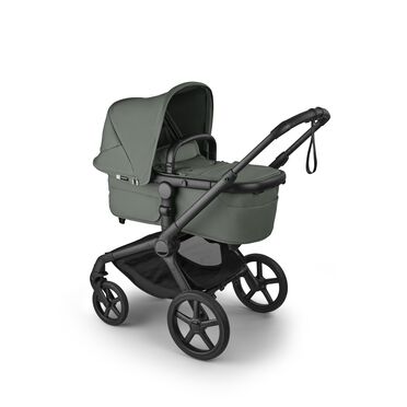 Bugaboo Fox 5 Renew 2-in-1 pushchair black base, forest green fabrics, forest green sun canopy - view 2