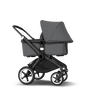 ASIA - Bugaboo Fox stroller bundle black grey melange - Thumbnail Slide 4 of 6
