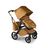 A Bugaboo Fox 5 Noir Limited Edition stroller with a footmuff and changing bag, all in the Amber Glow colorway. - Thumbnail Slide 15 of 15