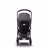 Bugaboo Bee 5 seat stroller steel blue sun canopy, grey melange fabrics, black base - Thumbnail Slide 3 of 6