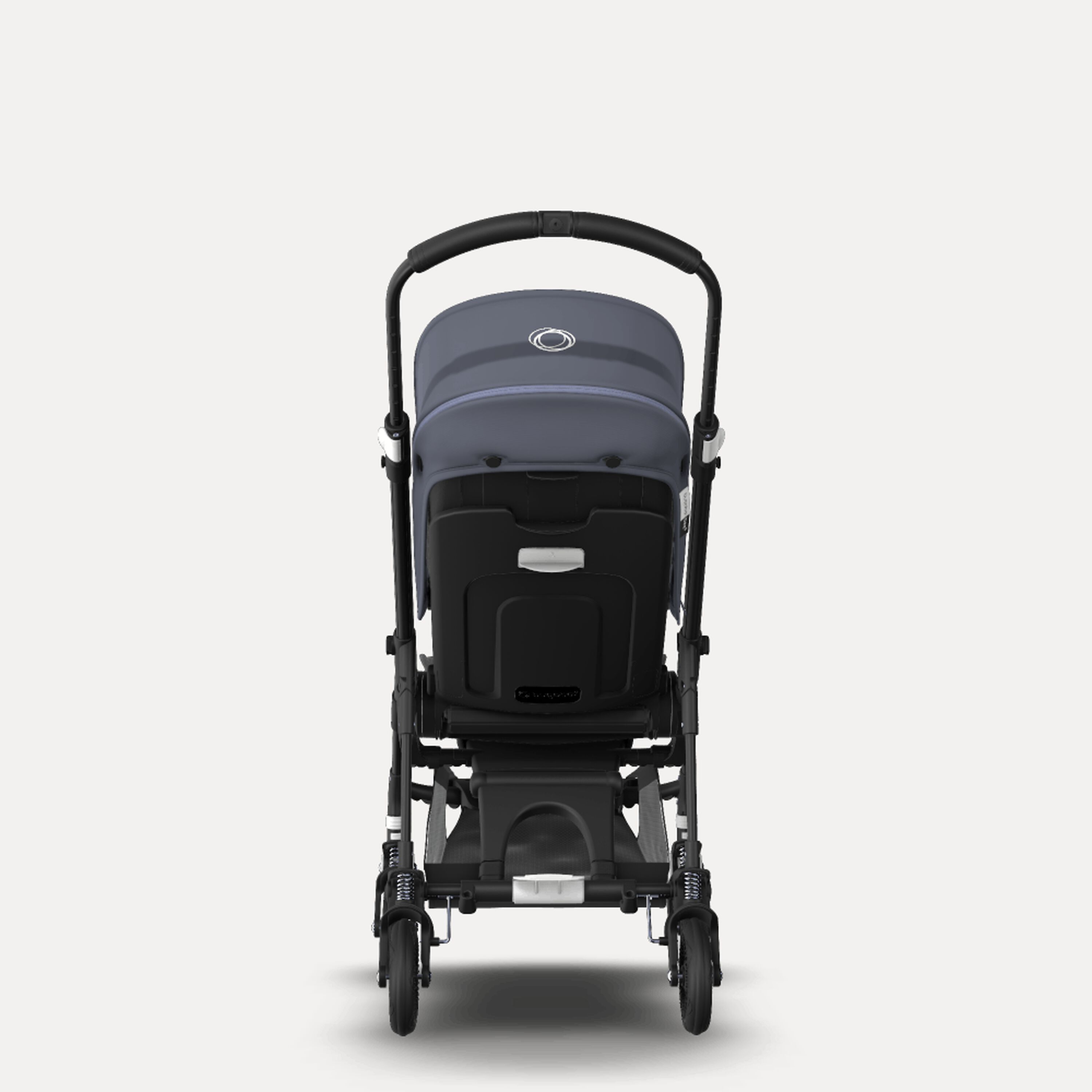 Bugaboo Bee 5 seat stroller steel blue sun canopy, grey melange fabrics, black base - Main Modal Image Slide 3 of 6