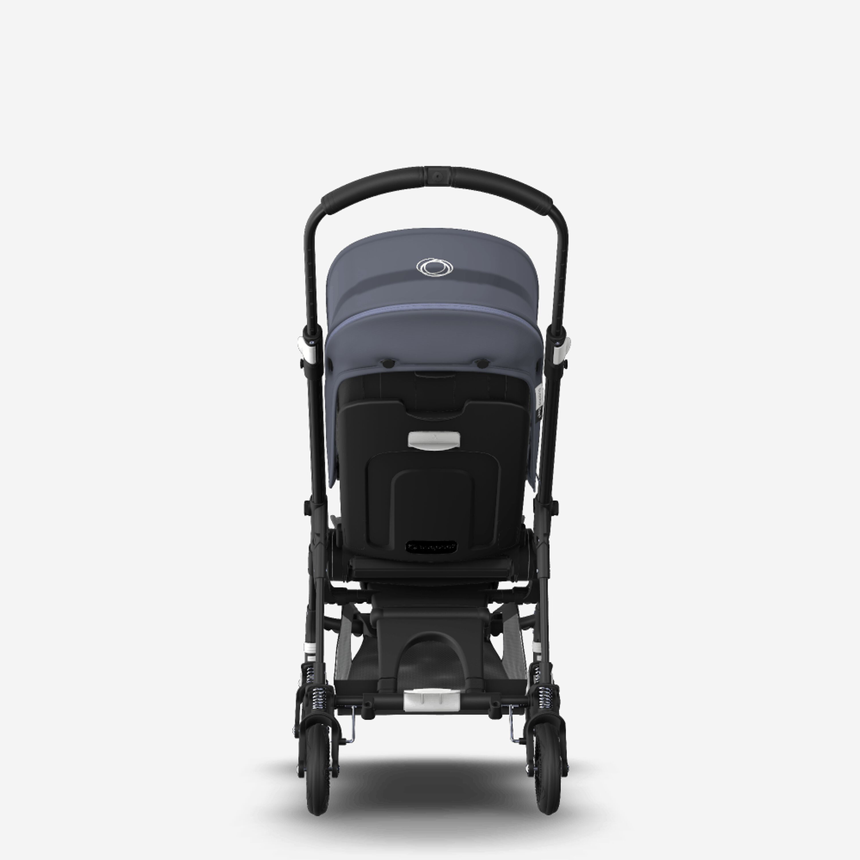 Bugaboo Bee 5 seat stroller steel blue sun canopy, grey melange fabrics, black base - Main Modal Image Slide 3 of 6