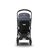 Bugaboo Bee 5 seat stroller steel blue sun canopy, grey melange fabrics, black base - Thumbnail Slide 3 of 6