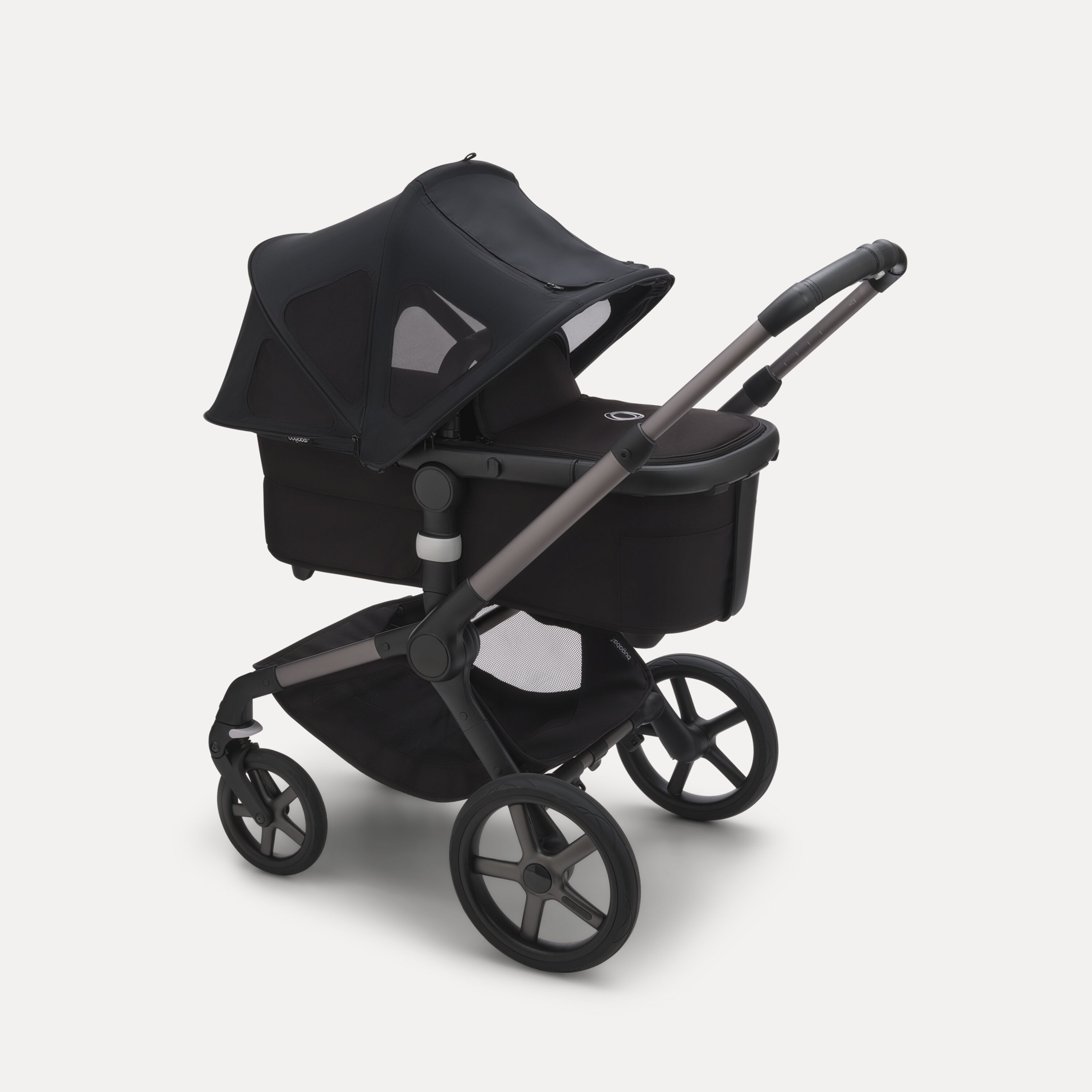 Bugaboo Fox/Cameleon3/Lynx breezy sun canopy v2 MIDNIGHT BLACK - Main Modal Image Slide 2 of 6