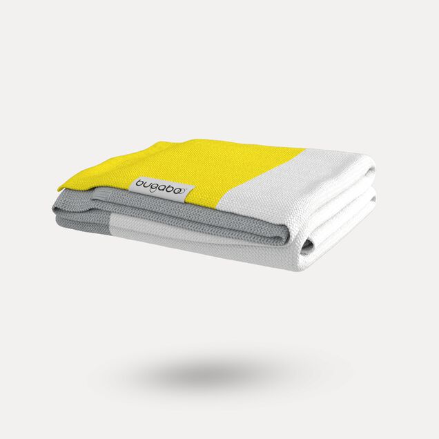 Bugaboo Light Cotton Blanket - BRIGHT YELLOW MULTI - Main Image Slide 8 of 10