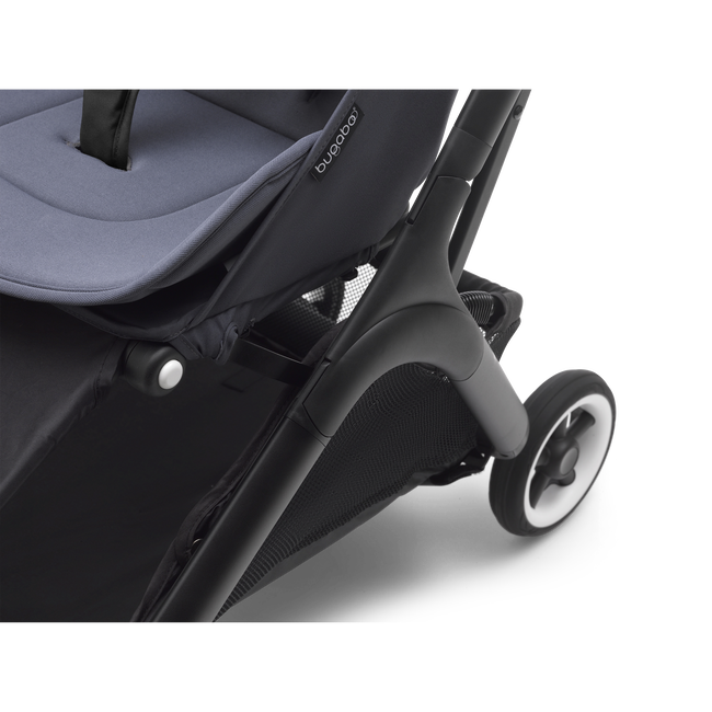 Bugaboo Erfly Seat Stroller Stormy Blue Sun Canopy Fabrics Black Chassis Pt - Car Seat Sun Cover Stroller