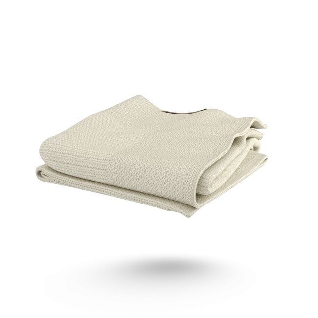 Refurbished Bugaboo Soft Wool Blanket OFF WHITE MELANGE - Main Image Slide 5 of 9