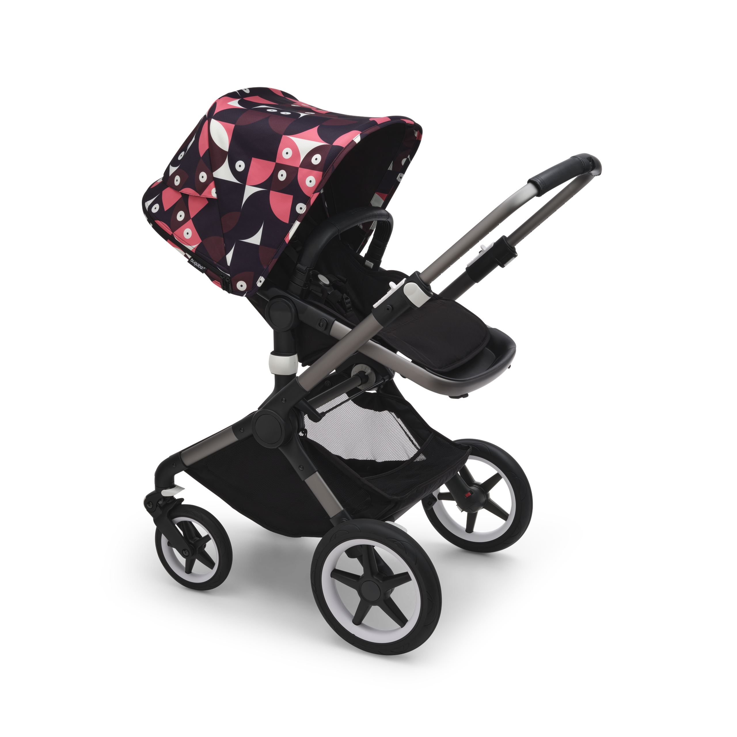 Bugaboo Fox 3 sun canopy Animal Explorer PINK/RED - Thumbnail Slide 3 of 4