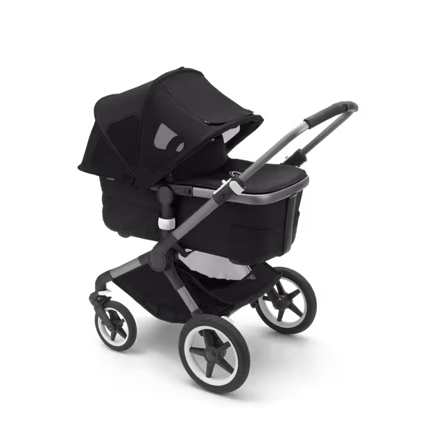 Bugaboo Fox/Cameleon3/Lynx breezy sun canopy MIDNIGHT BLACK - Main Image Slide 3 of 5