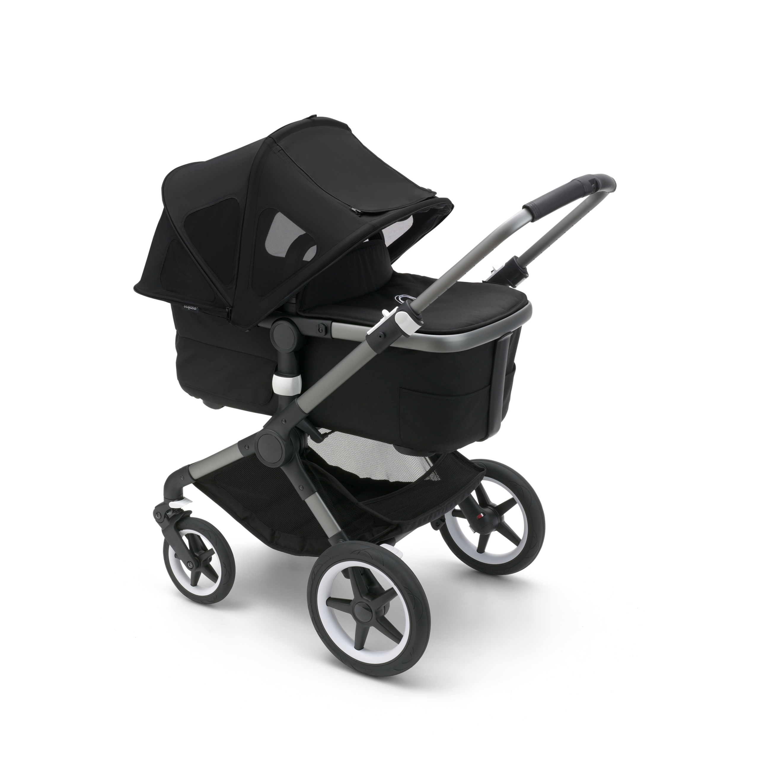 Bugaboo Fox/Cameleon3/Lynx breezy sun canopy MIDNIGHT BLACK - Thumbnail Slide 3 of 5