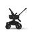 Refurbished Bugaboo Donkey 5 Mono bassinet and seat stroller black base, midnight black fabrics, sunrise red sun canopy - Thumbnail Slide 7 of 10