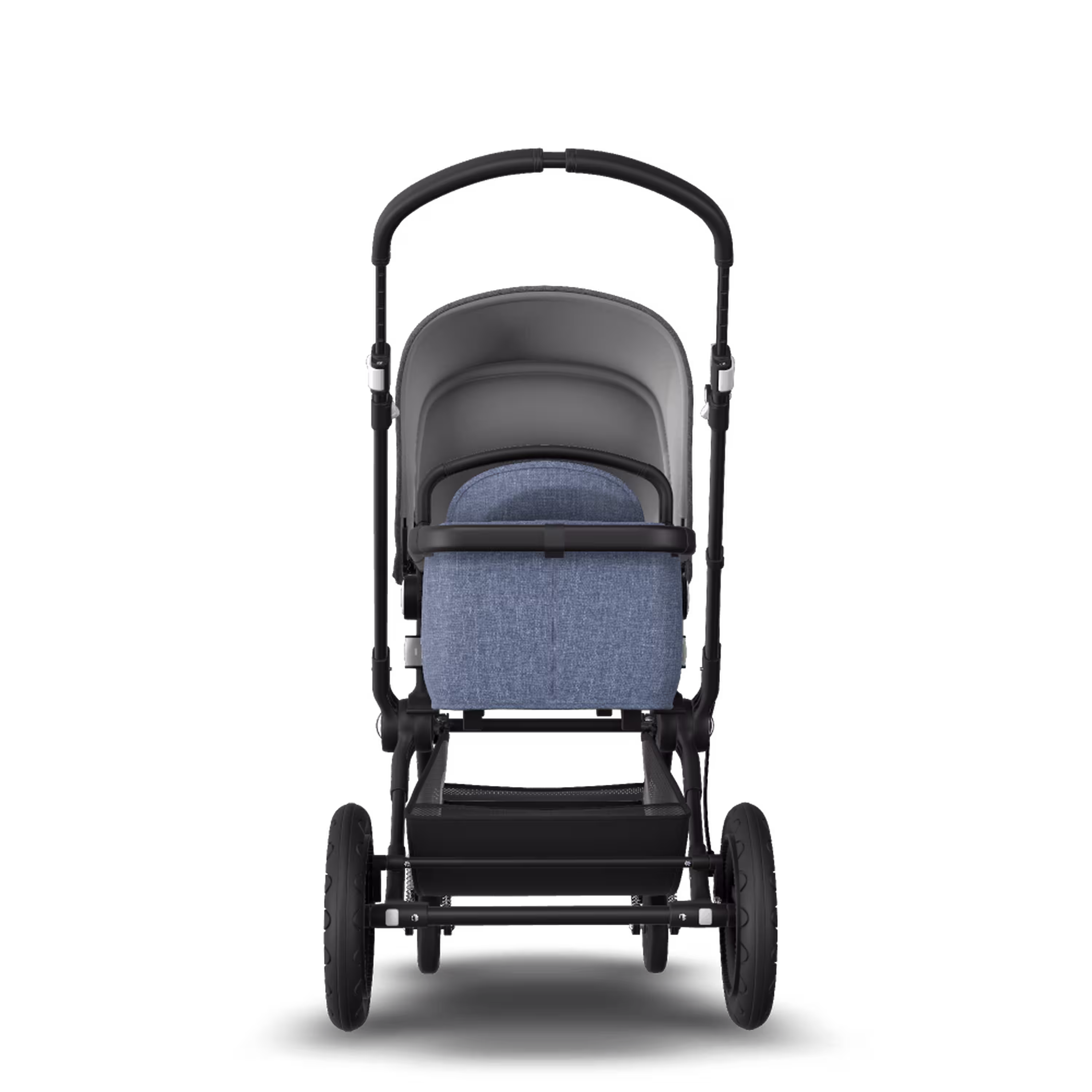Bugaboo Cameleon3 Plus grey melange sun canopy, blue melange fabrics, black base - Main Modal Image Slide 3 of 6