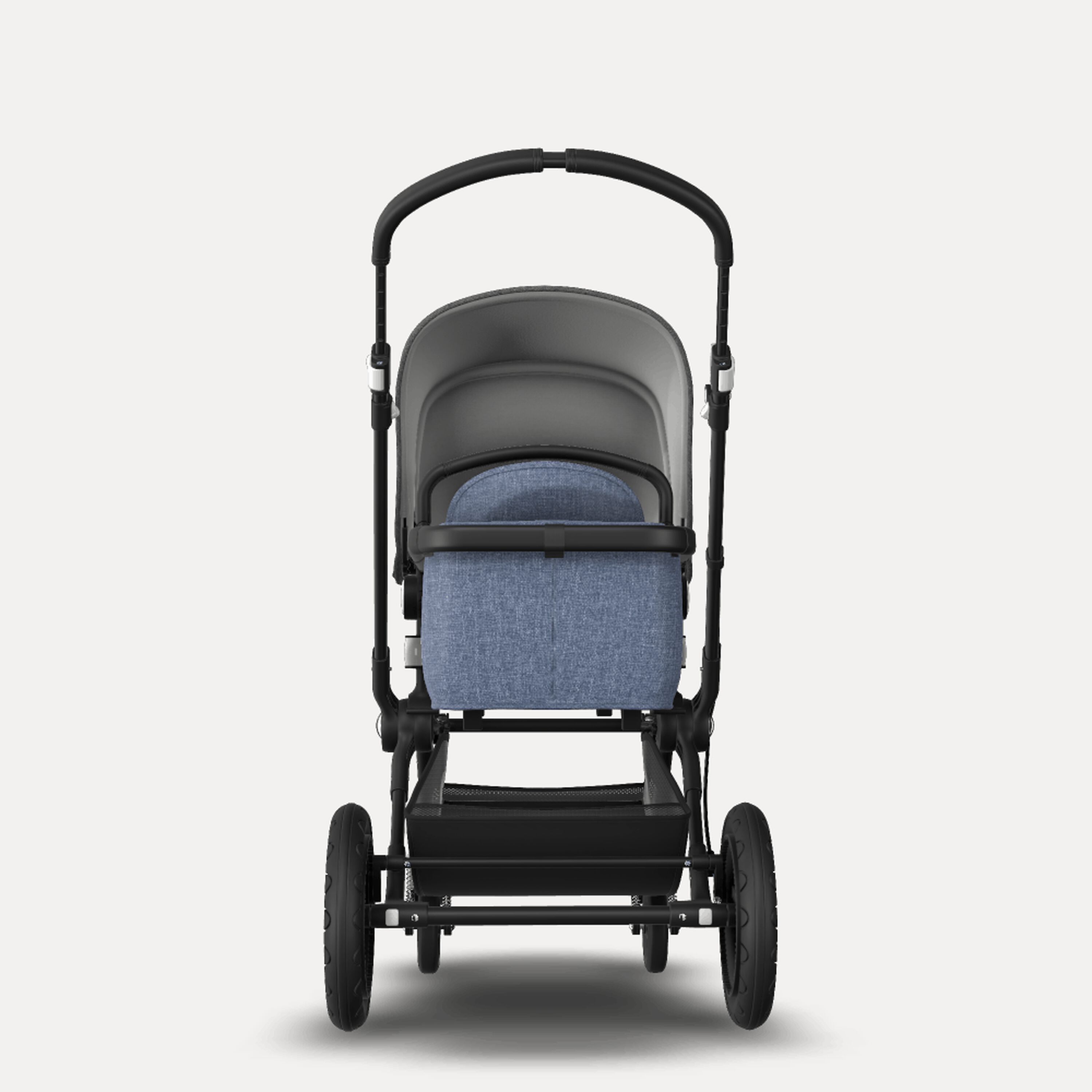 Bugaboo Cameleon3 Plus grey melange sun canopy, blue melange fabrics, black base - Main Modal Image Slide 3 of 6