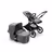 Bugaboo Fox 3 carrycot and seat pushchair with graphite frame, grey fabrics, and grey sun canopy. - Thumbnail Slide 5 of 7