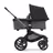 Refurbished Bugaboo Fox 5 bassinet and seat stroller graphite base, grey melange fabrics, midnight black sun canopy - Thumbnail Slide 2 van 7