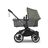 Bugaboo Donkey 5 Mono 2-in-1 stroller graphite base, grey mélange fabrics, forest green sun canopy - Thumbnail Slide 3 of 12
