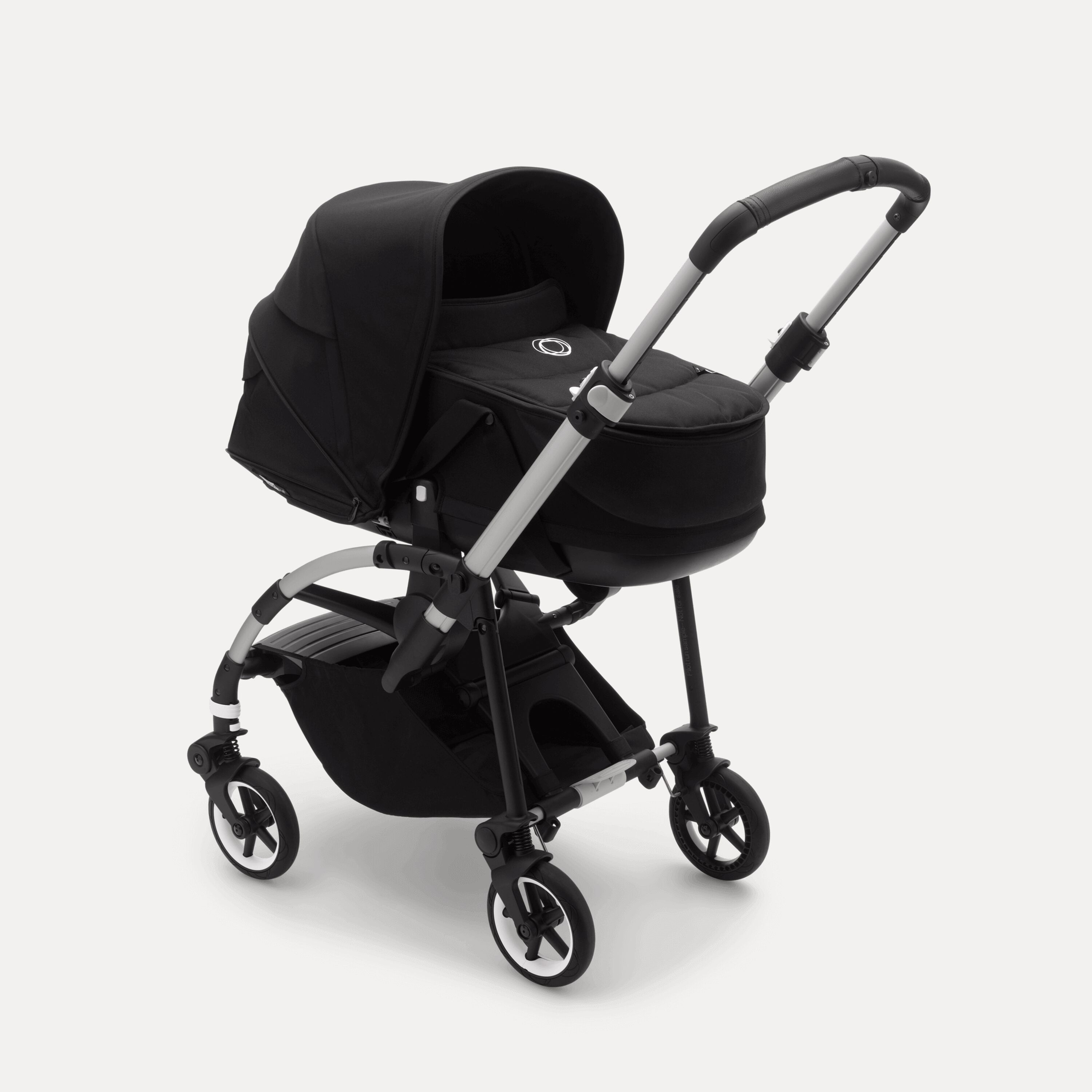 Bugaboo Bee 6 seat stroller black sun canopy, black fabrics, aluminium base - Main Modal Image Slide 2 of 3