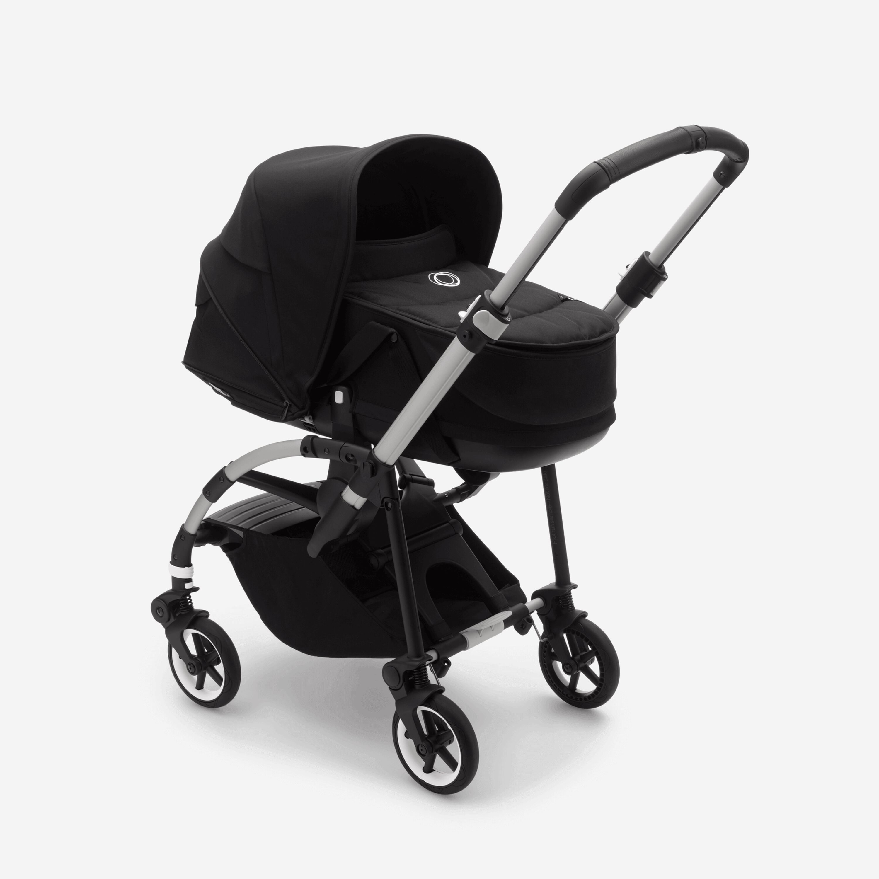 Bugaboo Bee 6 seat stroller black sun canopy, black fabrics, aluminium base - Main Modal Image Slide 2 of 3