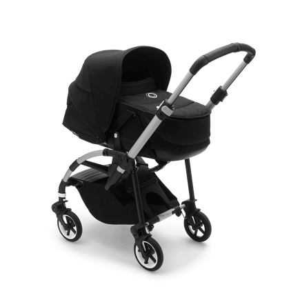 PP Bugaboo Bee 6 seat stroller black sun canopy, black fabrics, aluminium base - view 2