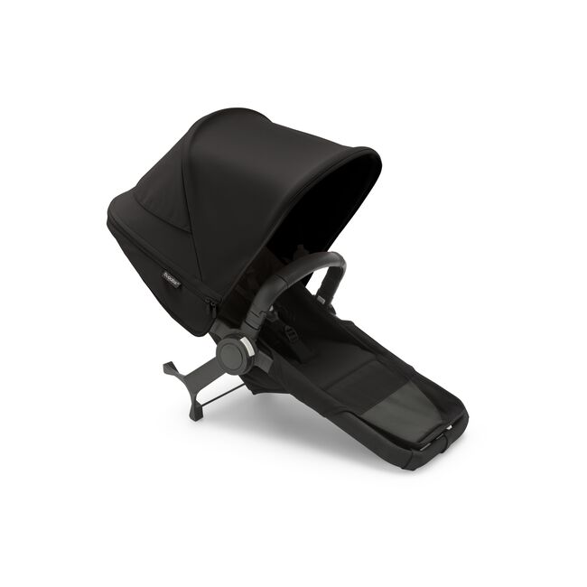 Refurbished Bugaboo Donkey 5 Duo extension complete UK MIDNIGHT BLACK-MIDNIGHT BLACK - Main Image Slide 1 of 2