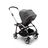 Bugaboo Bee 6 seat stroller grey mélange sun canopy, grey mélange fabrics, aluminium base - Thumbnail Slide 2 of 2