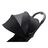 Bugaboo Butterfly travel stroller black base, dark cherry red fabrics, dark cherry red sun canopy - Thumbnail Slide 10 of 13